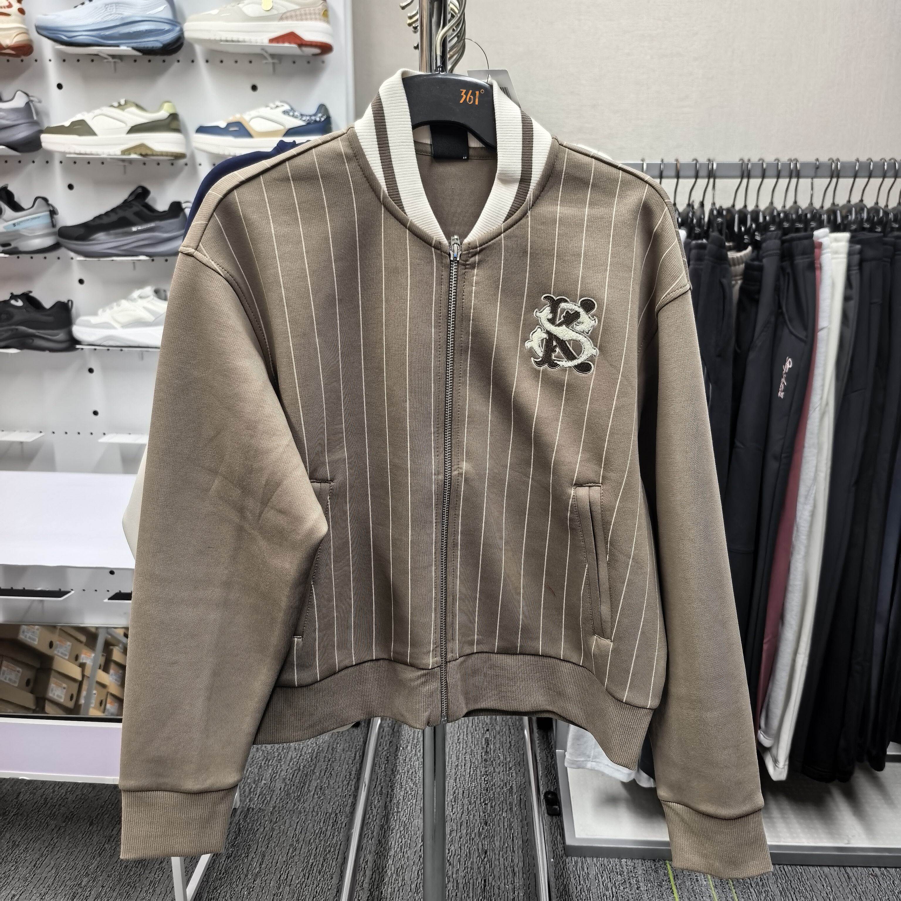 361度开襟卫衣女士立领棒球服运动外套2026春季新款562619881