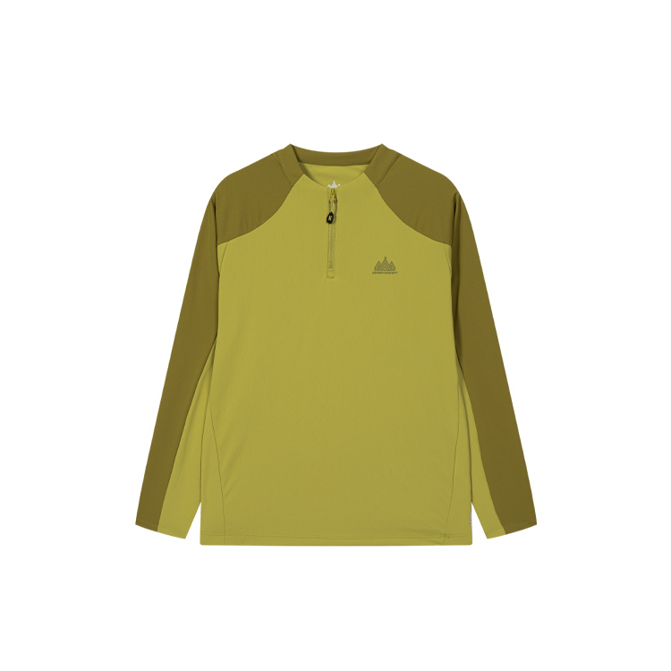 361度女式长袖t恤半拉链卫衣时尚户外登山上衣秋季新品562533101