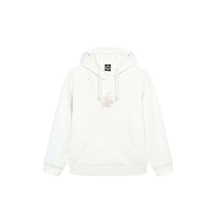 361度女士连帽卫衣纯色长袖打底衫百搭运动上衣秋季新品562434817