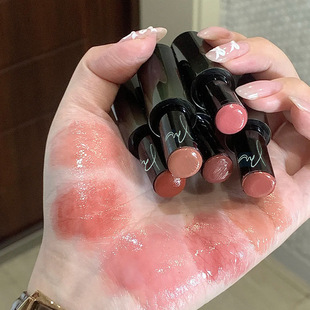 瓷光精华多用棒保湿滋润清透水光感镜面口红黄皮显白唇颊两用腮红