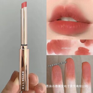 通勤党爱用色!口红低饱和度滋润不易掉色沾杯学生伪素颜显白唇釉