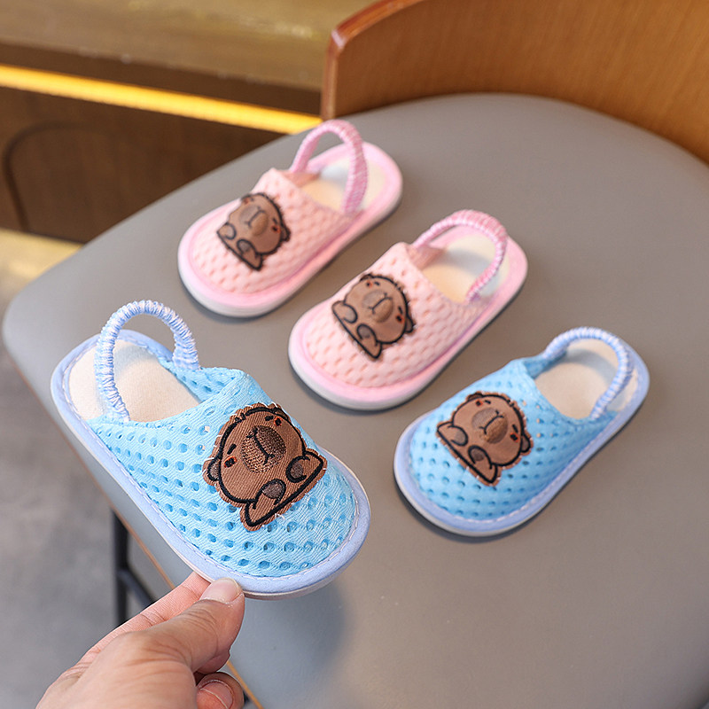 儿童凉拖鞋居家夏季亚麻婴幼儿宝宝男童女童可外穿软底舒适布拖鞋,童鞋/婴儿鞋/亲子鞋,儿童凉拖鞋,淘宝优惠券,粉丝福利购,淘宝优惠卷