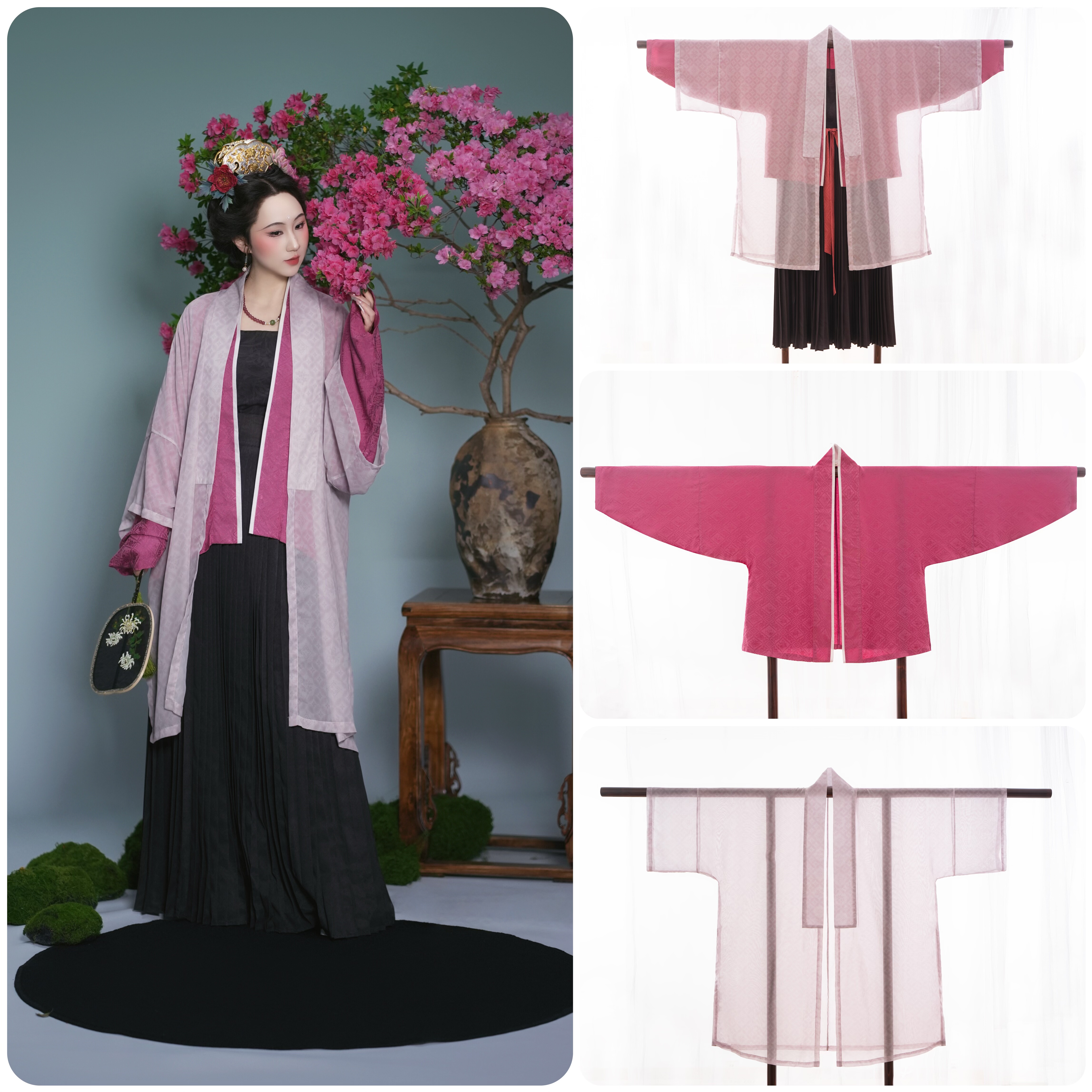 公卿飞机袖百迭裙铁拐宋制汉服