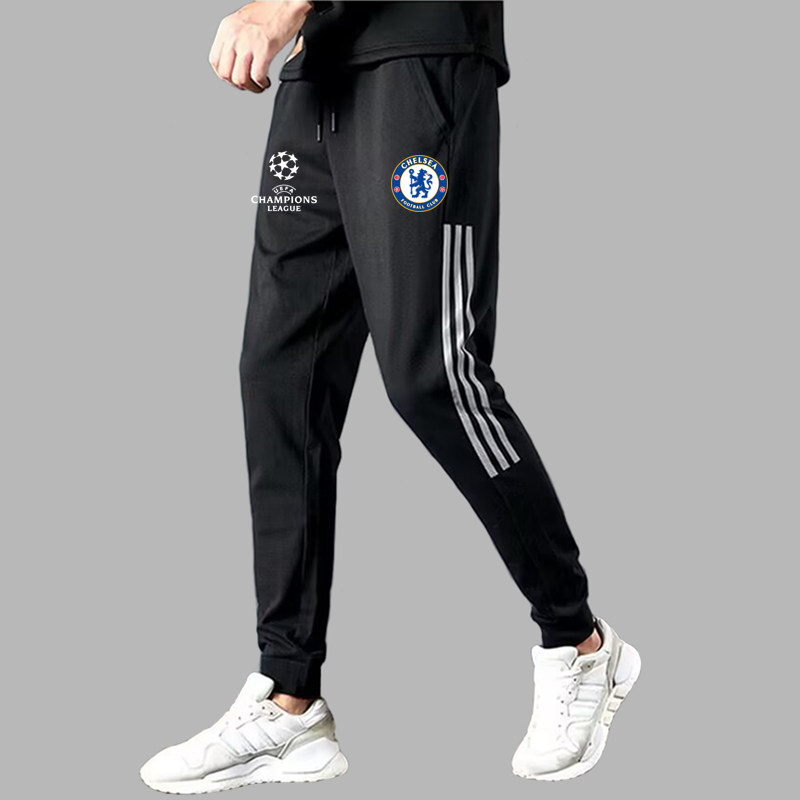 皇马尤文收口足球训练长裤男士切尔西小脚裤跑步骑行健身运动卫裤