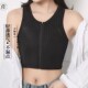 佐驰歌夏季 拉链束胸超平冰丝内衣女透气大胸显小塑胸学生绷带缩胸