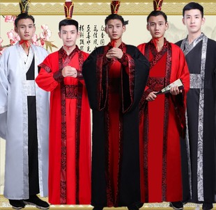 三国演义影视剧男汉服古装中国风吕布周瑜诸葛亮刘备古风演出服