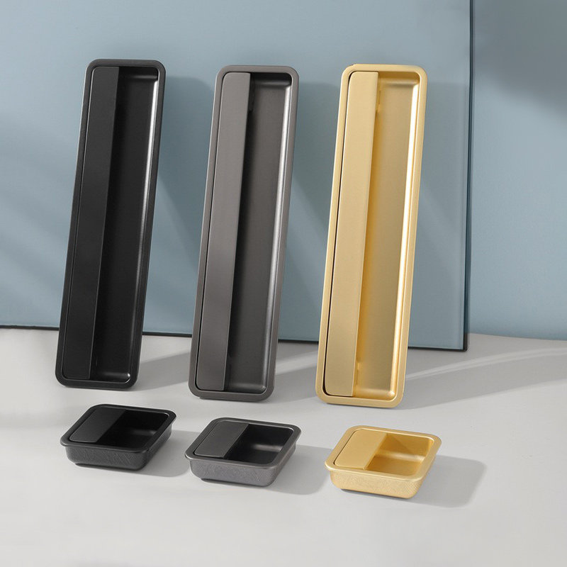 嵌入暗藏移门拉手简约隐形拉手柜门橱柜抽屉槽凹槽嵌入式内嵌暗扣