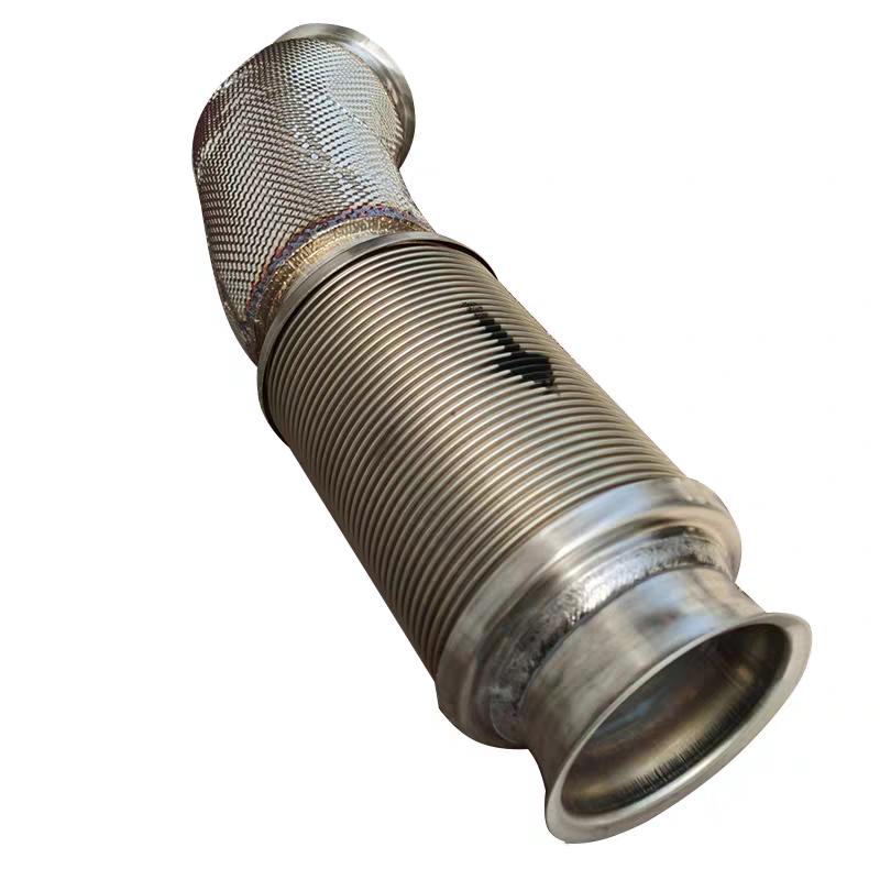 原厂东风天龙KL VL消声器管子金属软连接软管排气管1202010-TL710