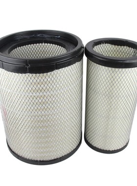 适用东风天龙旗舰KX600 国六H12B0空滤 AF04393 AF04395 空气滤芯