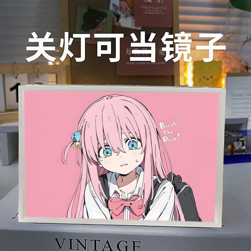 孤独摇滚波奇酱动漫周边镜子灯光