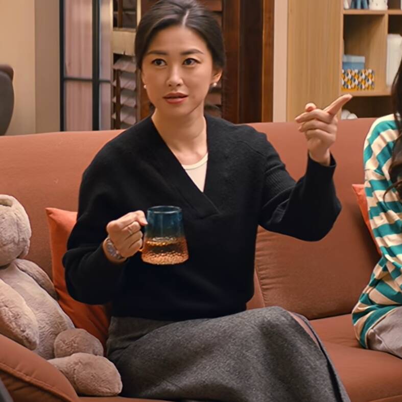 他为什么依然单身朱珠同款毛衣