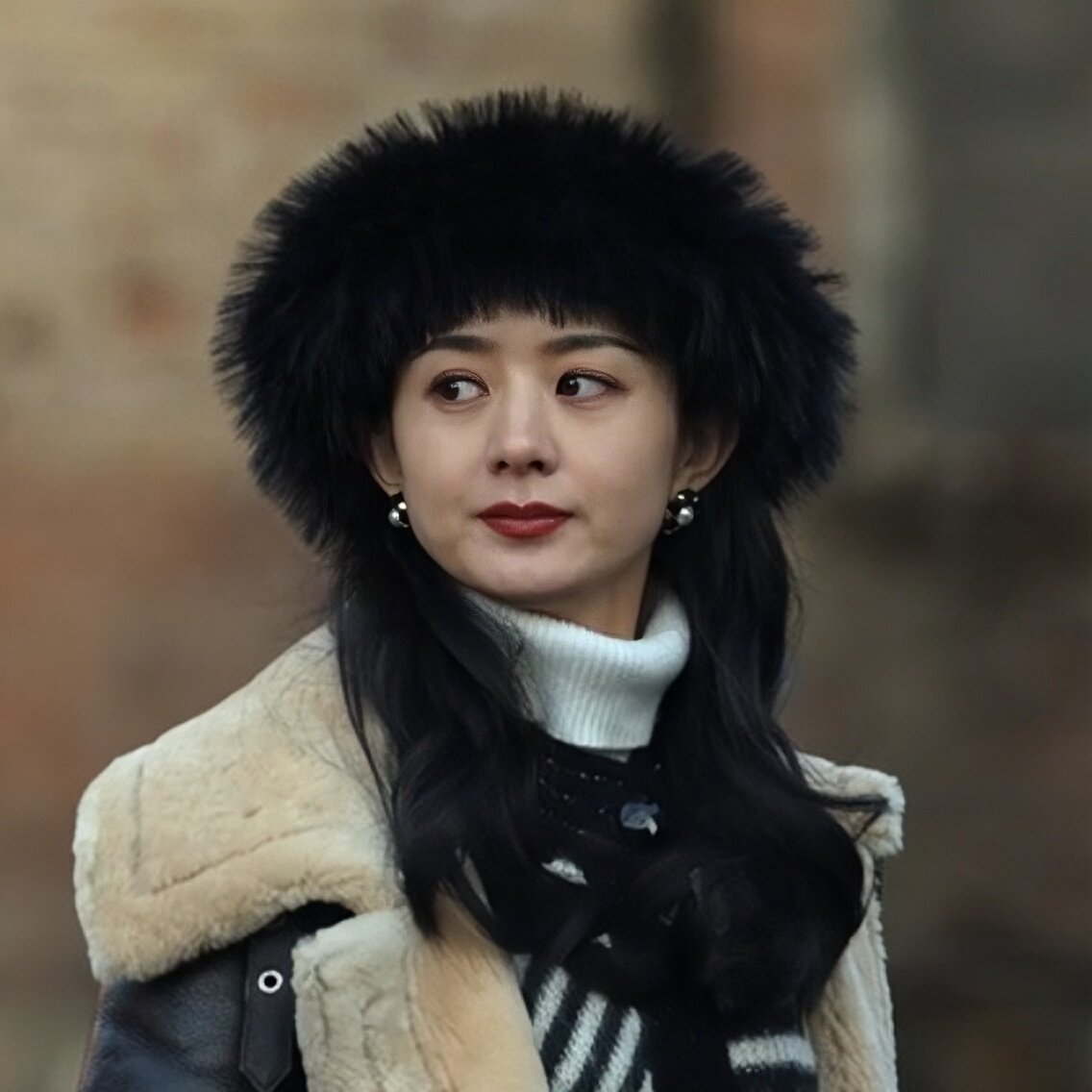 原版风吹半夏赵丽颖许半夏同款帽子冬季加绒加厚保暖渔夫帽女潮