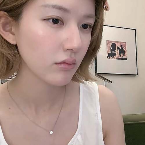 赵露思抖音直播同款项链锁骨链女