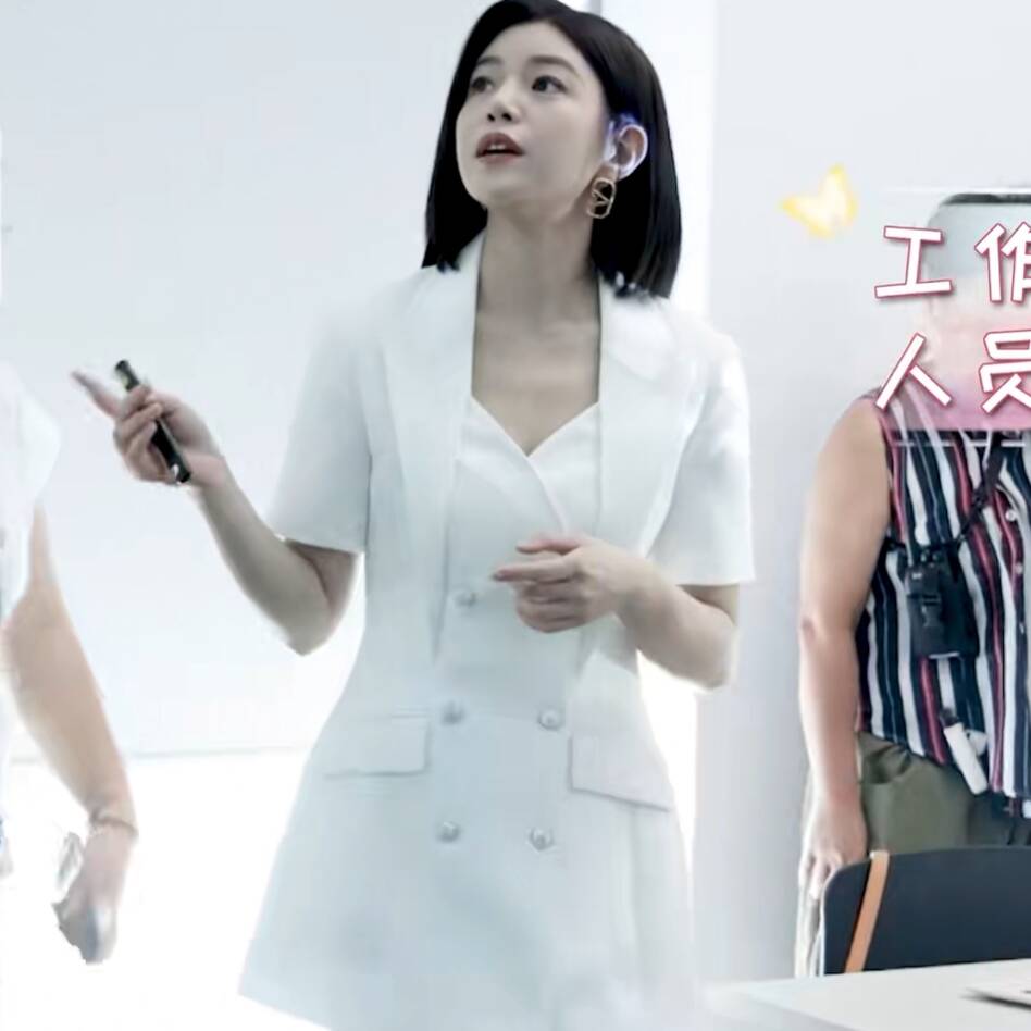 狙击蝴蝶陈妍希岑矜同款连衣裙