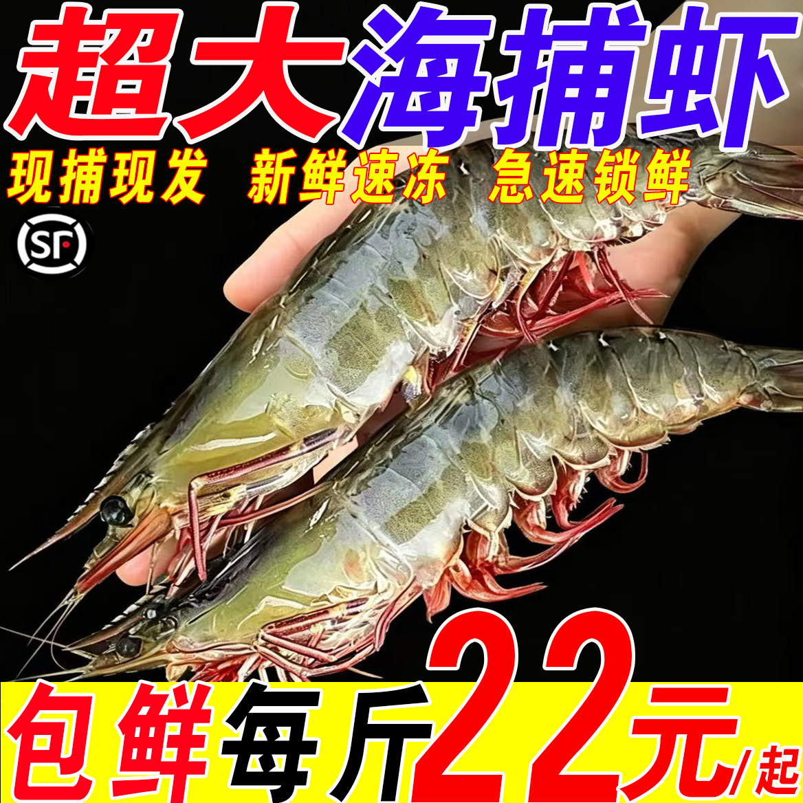 特大冷冻基围虾鲜活海虾