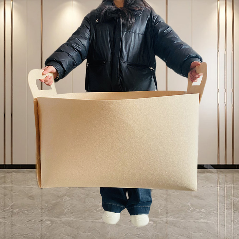毛毡露营折叠收纳筐汽车后备箱大容量储物盒衣服桌面收纳猫窝狗窝