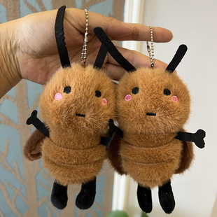 搞怪蟑螂挂件玩偶毛绒玩具仿真小强小号公仔创意背包网红挂饰男生