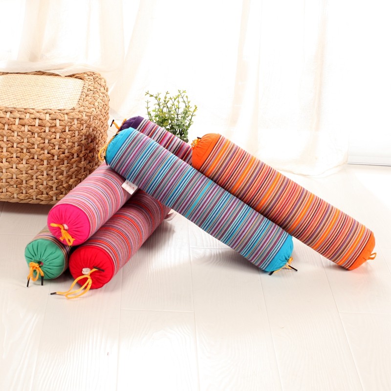 荞麦皮可拆洗保健养生透气棉手工粗布透气紧实颈椎枕头糖果圆柱形,床上用品,枕头/枕芯,淘宝优惠券,粉丝福利购,淘宝优惠卷