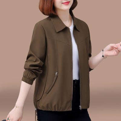 翻领外套女春秋薄款2026