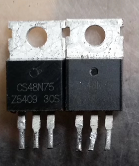 原装拆机场效应管CS48N75 控制器管
