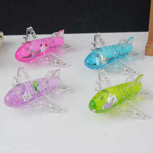 饰儿童礼品生日圣诞节礼物 创意液体入油摆件飞机模型可爱桌面装