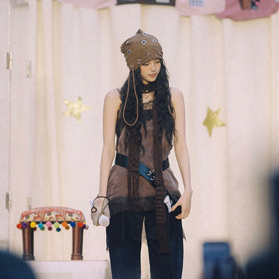 欧阳娜娜虞书欣同款甜辣吊带裙