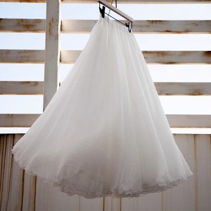 2026新款夏长裙舞蹈白色雪纺女长款纱裙A字高级感百褶大摆半身裙,女装/女士精品,半身裙,淘宝优惠券,粉丝福利购,淘宝优惠卷