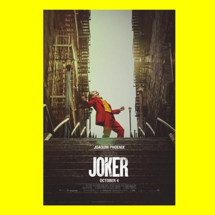 饰背景墙复古画芯 房间装 艺术海报典藏 DC英雄系列 小丑Joker海报