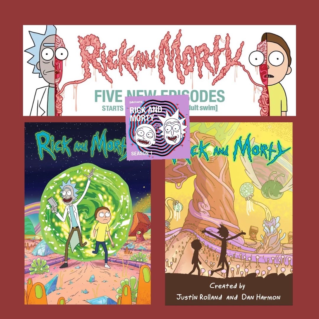 瑞克和莫蒂海报 经典动漫海报墙贴ins学生宿舍卧室房间装饰画背景