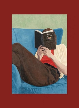 Guim tio读者装饰画现代简约风景卧室房间床头海报背景墙贴装饰画