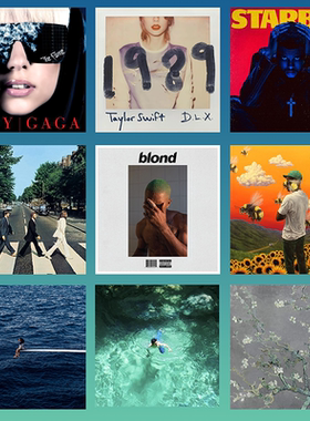 欧美专辑封面海报 Travis Scott歌手专辑卡片装饰画墙贴