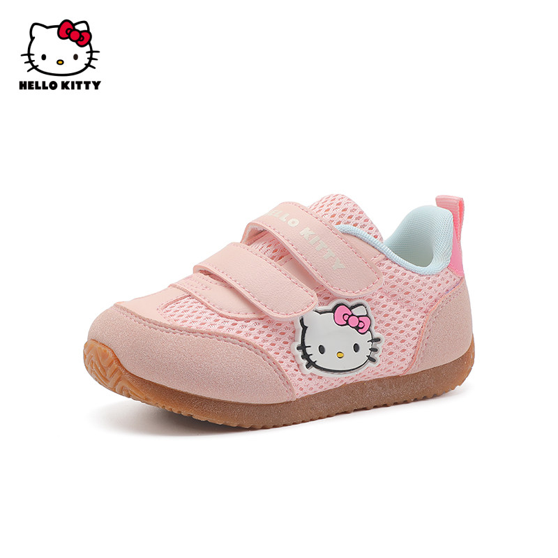 凯蒂猫女童运动鞋2026春秋新款幼儿园小童网鞋库洛米小童鞋阿甘鞋