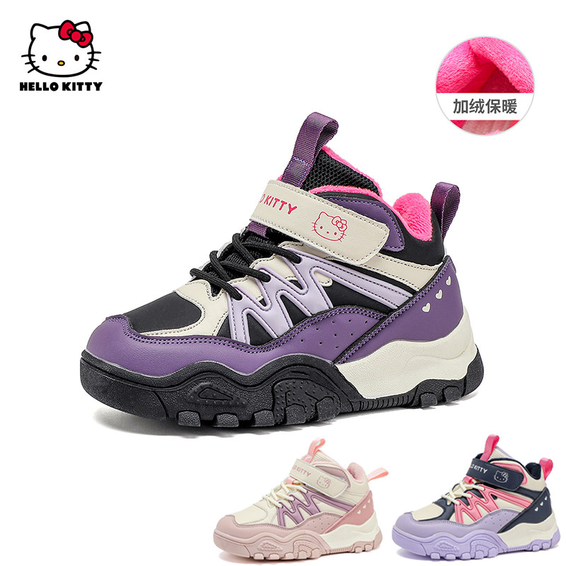 凯蒂猫女童冬季运动休闲二棉鞋