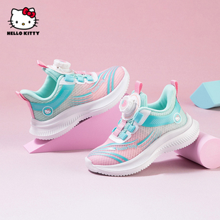 软底休闲网鞋 凯蒂猫女童网面运动鞋 女孩中大童跑步鞋 新款 旅游 秋季