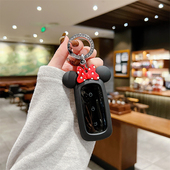 适用吉利银河l7钥匙套银河L7MAX星舰L6包E8车锁匙扣E5A7卡通M9壳