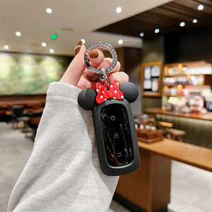 适用吉利银河l7钥匙套银河L7MAX星舰L6包E8车锁匙扣E5A7卡通M9壳