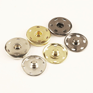 圆形金属纽扣扣子儿童服装按扣大衣风衣暗扣隐形纽扣子母扣摁扣