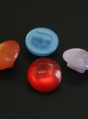 衬衫蘑菇扣子圆形灰色小号女衣服装饰毛衣开衫纽扣红色11-18mm