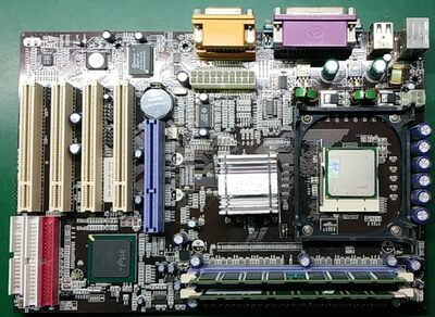 845PEB-II VER:3.20主板 D1 集成声卡 送CPU 内存