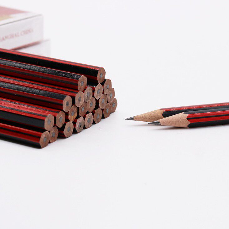 大皮头铅笔 橡皮头铅笔 幼儿园小学生办公文具用品铅笔