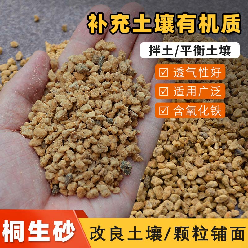 桐生砂沙通气保水 多肉植物 微景观盆景颗粒种植土造景桐生砂