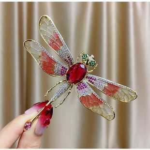 韩版时尚动物胸针蜻蜓胸针大气外套西装时尚百搭别针创意配饰胸