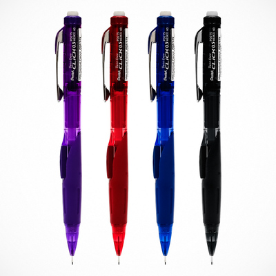 旋转超长橡皮pentel派通不易断芯