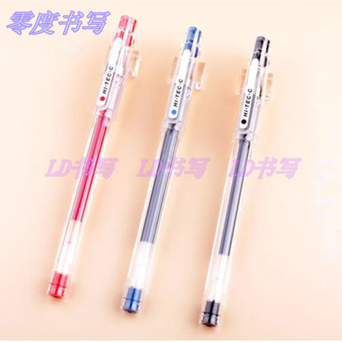 日本原装进口 PILOT/百乐BLLH-20C4中性笔 HI-TEC针头0.4mm水笔 - 封面