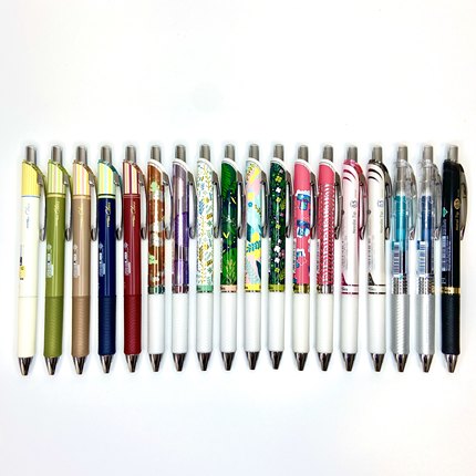 Pentel派通 限定和风樱花中性笔BLN75速干简约清新办公签字笔学生