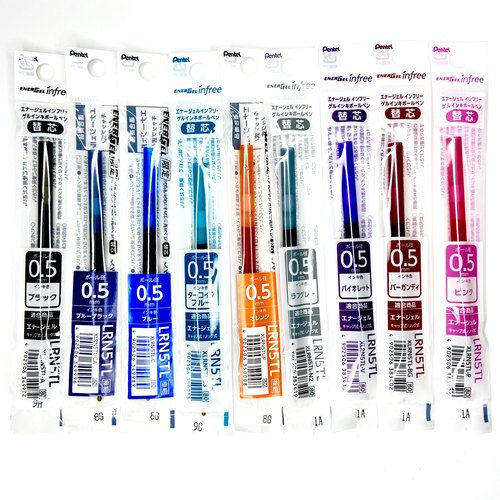 勃艮第红松石绿笔芯pentel派通