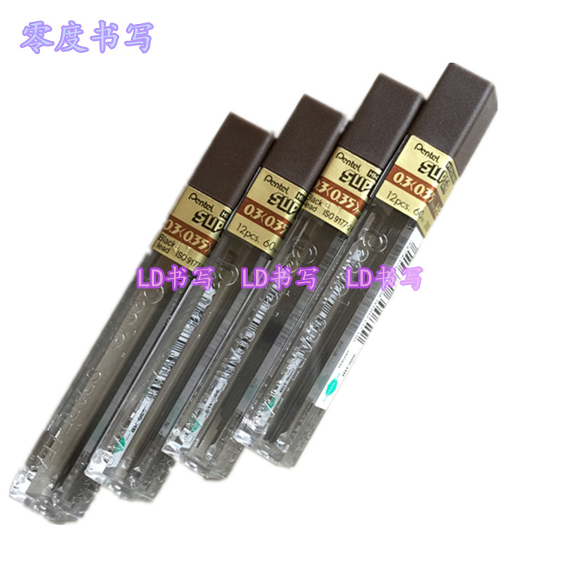 派通0.3绘图铅笔芯12支