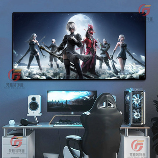 永劫无间装饰画宁红夜迦南妖刀姬游戏电竞房酒店网咖客厅卧室挂画