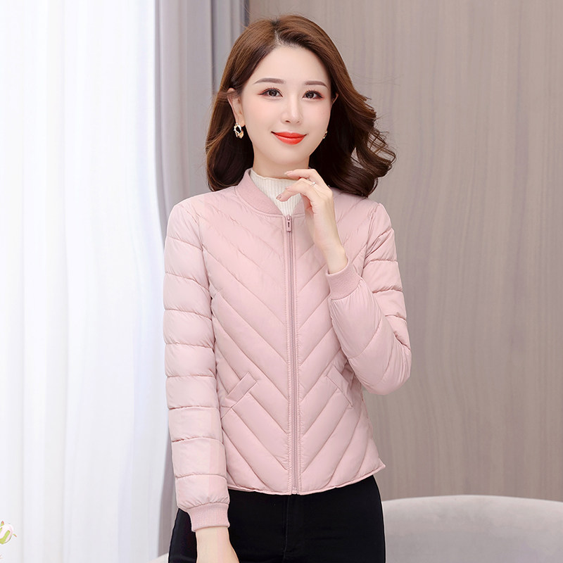 秋冬轻薄修身棉服女内胆短款加厚学生校服神器中老年内穿保暖外套