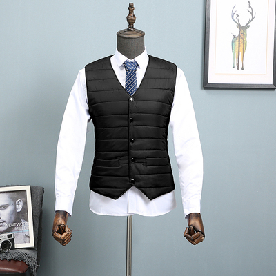 马甲男冬季打底内穿修身马夹秋冬